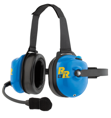 Racing Radios Two-Way Headset Premium Blue